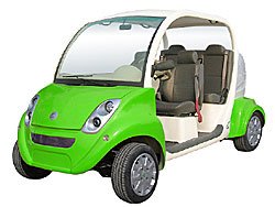 4 vietų elektromobilis 