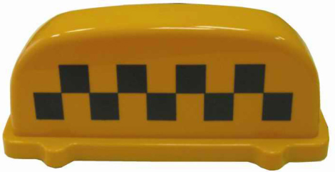 ŽENKLAS TAXI GELTONAS 