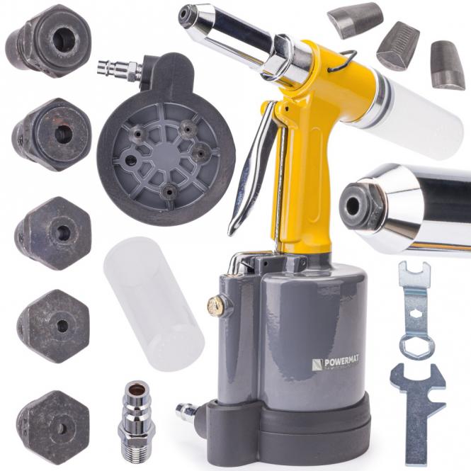 Kniediklis pneumatinis 2,4 - 6,4 mm PM-NP-1400T 