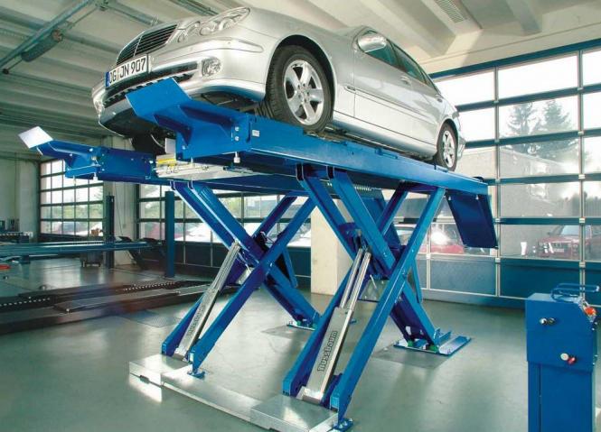 Įgilintas žirklinis keltuvas UniLift 3500 NT Plus GST 
