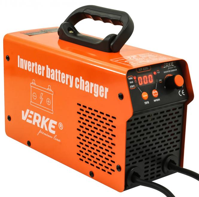 Akumuliatorių įkrovėjas - paleidėjas VP-600I VERKE PREMIUM LINE 